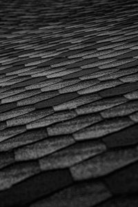 New residential roof after a completed residential roof replacement
